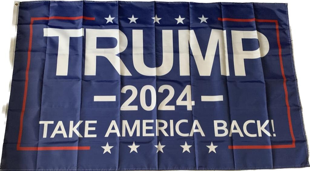 Trump flag fahne 2024 vlag usa drapeau verkiezingen donald trump america America First flag usa elections make america great again 2024 - ill be back