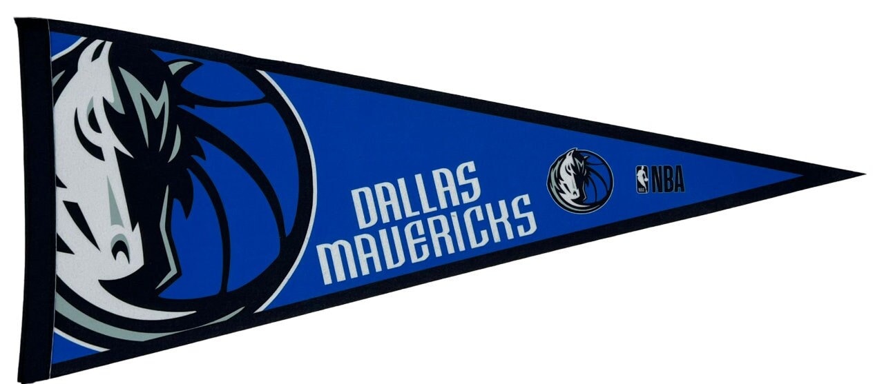 Dallas Mavericks basketball nba ball pennants vaantje vlaggetje vlag vaantje fanion pennant flag drapeaux basketbal texas