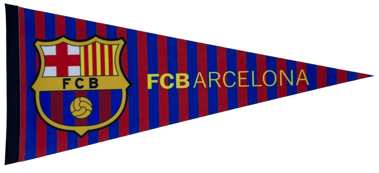 FC Barcelona pennant barca flag fc barcelona vaantje spain soccer vlag sportvaantje fanion flag barcelona soccer football barca fahne espana