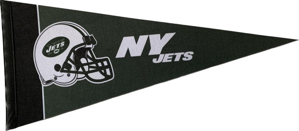 New York Jets american football gridiron nfl pennants vaantje vlaggetje vlag fanion pennant flag new jersey usa