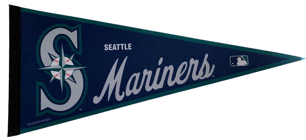 Seattle Mariners mlb pennants vaantje vlaggetje vlag vaantje fanion pennant flag honkbal baseball ball fahne washington state