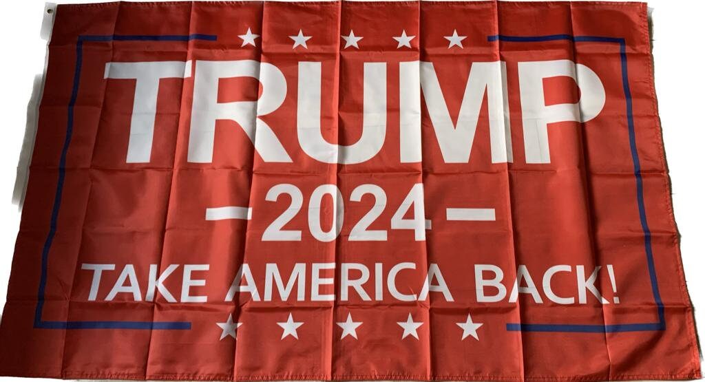 Trump flag drapeau fahne vlag 2024 usa verkiezingen donald trump america amerika verenigde staten usa elections make america great again - blue flag design1