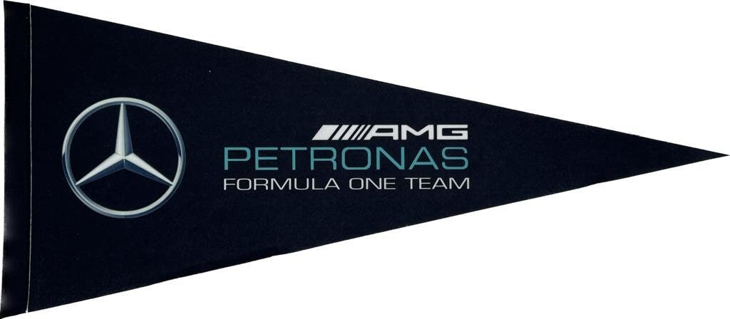 Hamilton 44 F1 GP Formula 1 car vaantje wimpel vlaggetje AMG flag wand decor mercedes f1 petronas gift car