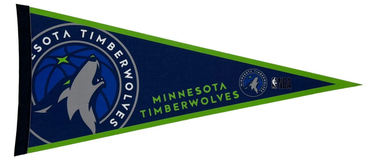 Minnesota Timberwolves basketball nba ball pennants vaantje vlaggetje vlag vaantje fanion pennant flag drapeaux basketbal wolves