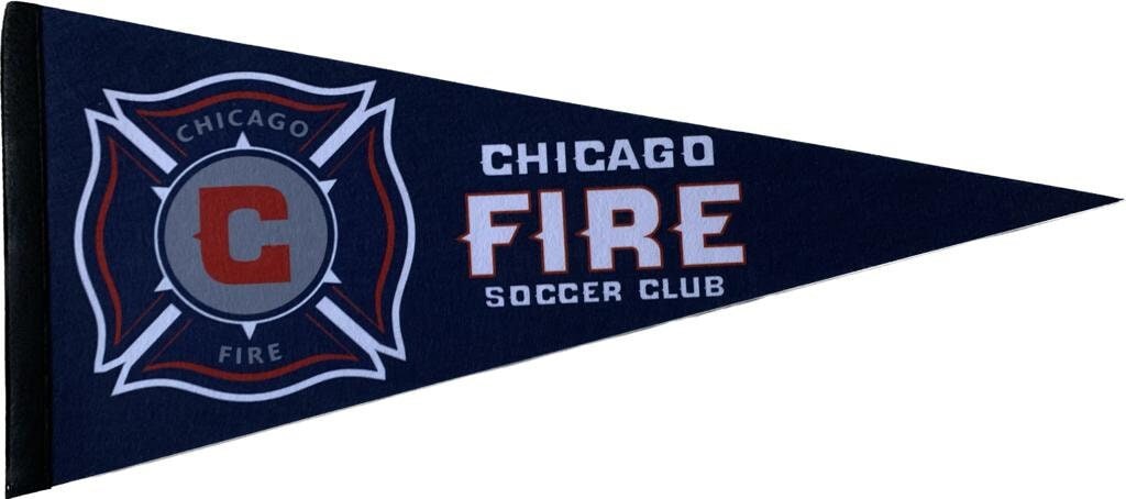 Chicago Fire Illinois mls pennant vaantje vlaggetje vlag sportvaantje fanion pennant flag usa soccer football america